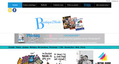 Desktop Screenshot of boutique2mode.com